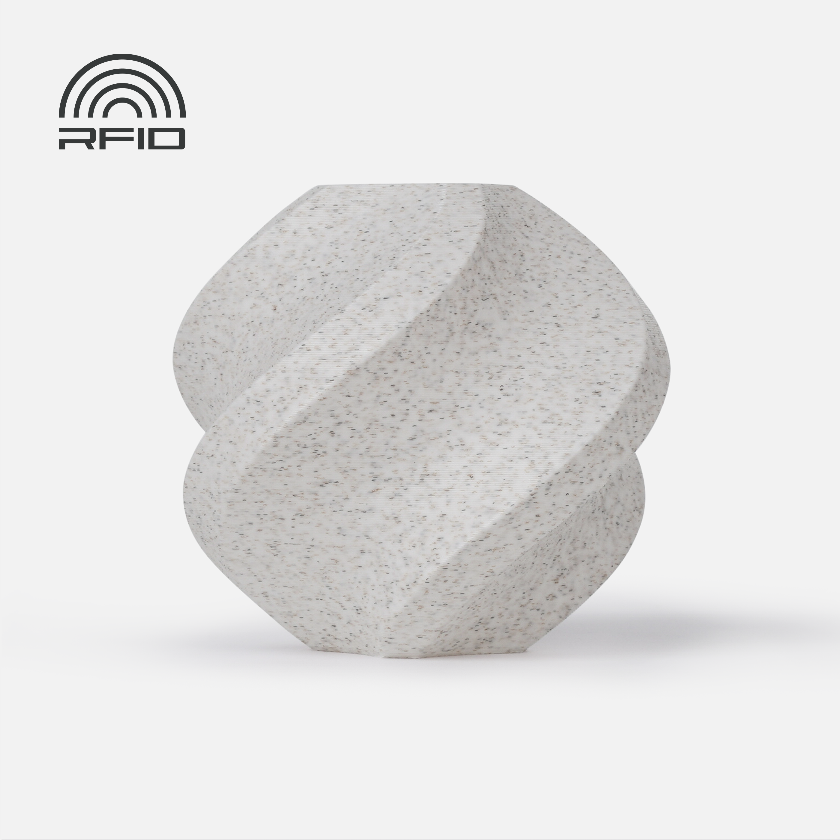 Filament Bambu Lab PLA Biały Teksturowany (WHITE TEXTURED)