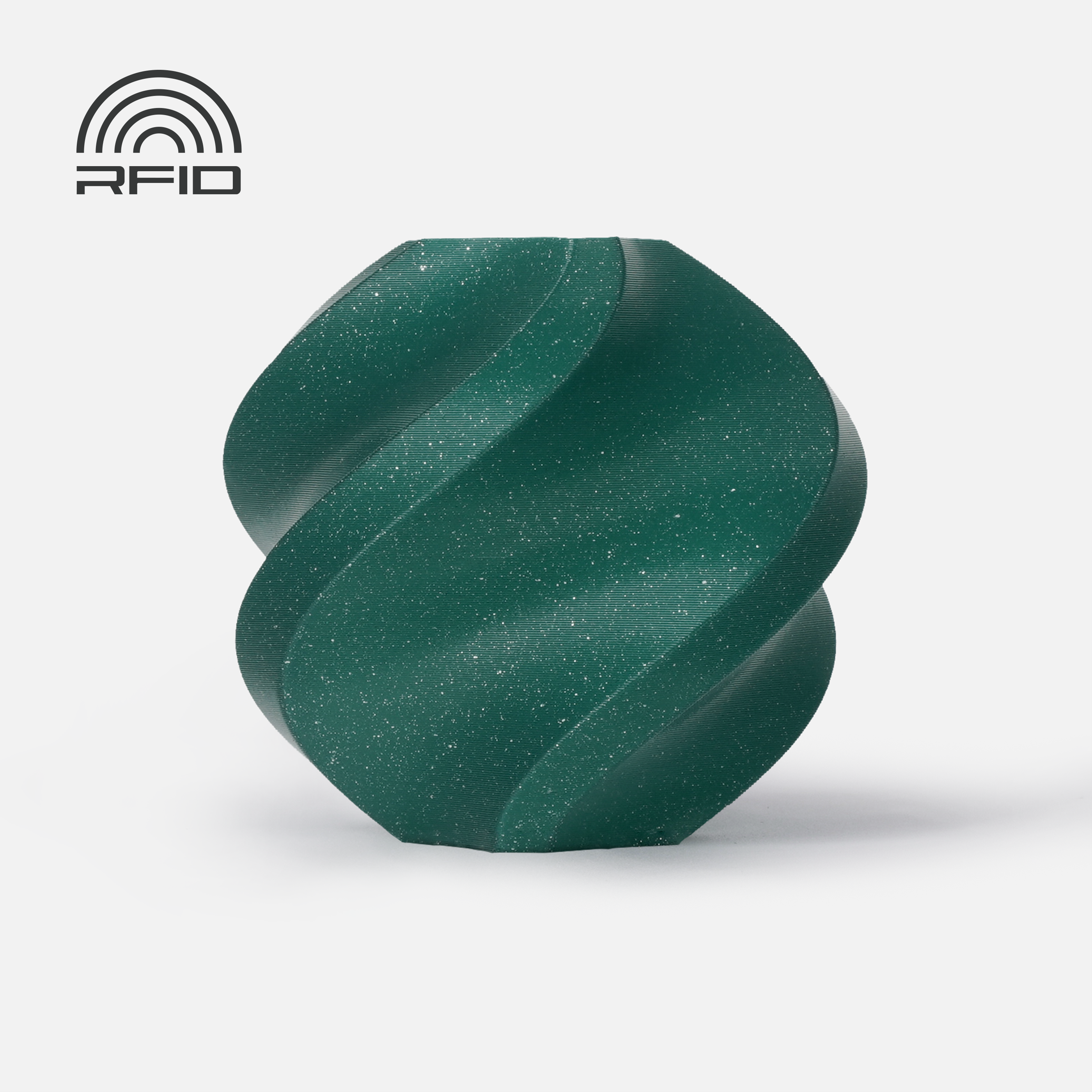 Filament Bambu Lab PLA Zielony Brokatowy/Mieniący (GREEN GLITTER)
