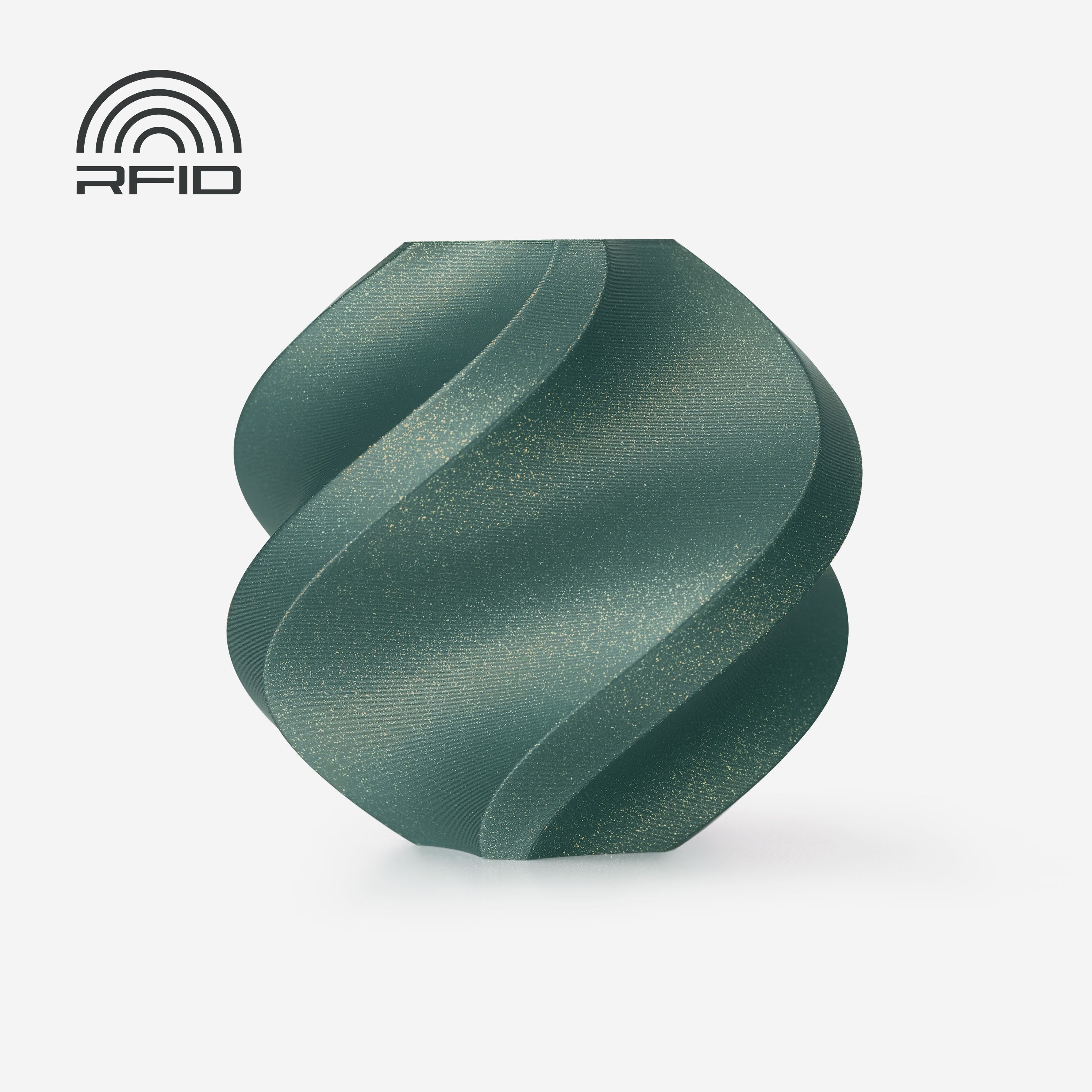 Filament Bambu Lab PLA Zielony Brokatowy/Mieniący (GREEN GLITTER)