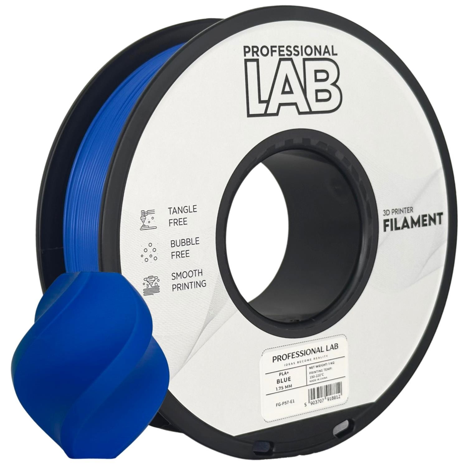 Filament Professional Lab PLA Plus Niebieski (BLUE)