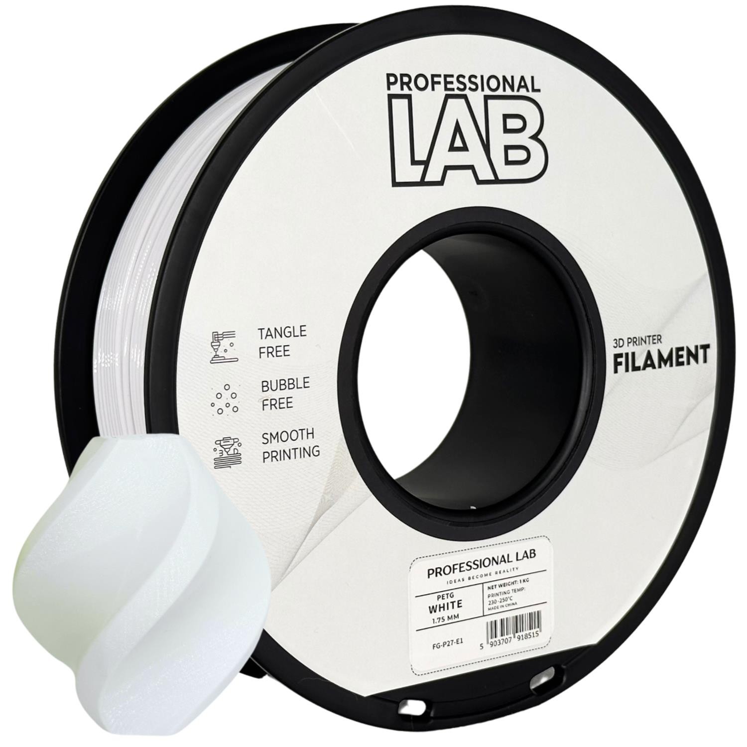 Filament Professional Lab PETG Biały (WHITE)