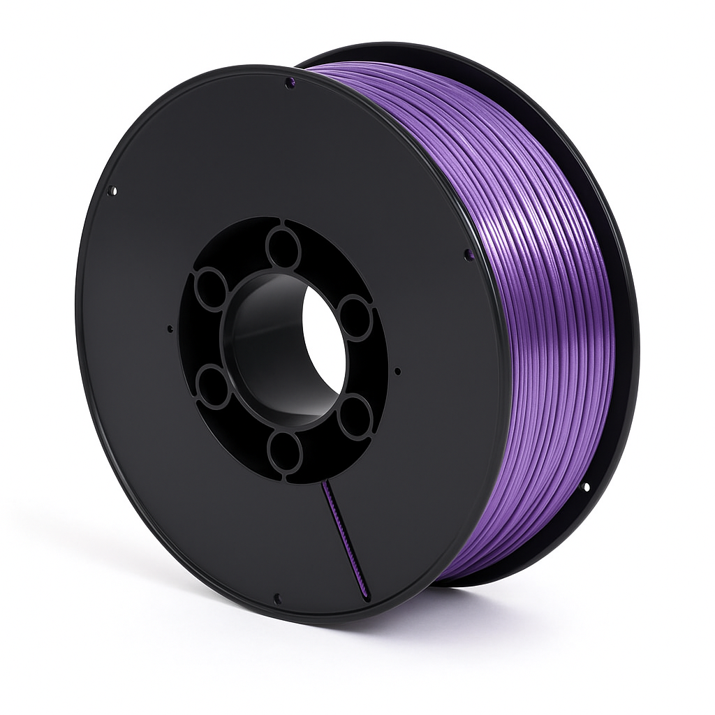Filament PlastSpaw PLA Fioletowy Jedwabny (PURPLE SILK)
