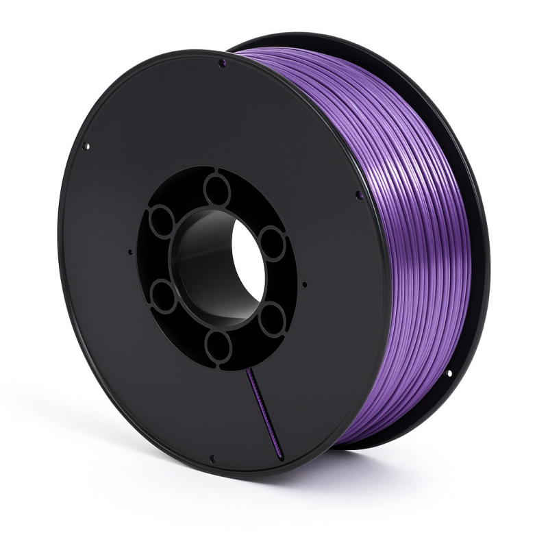 Filament PlastSpaw PLA Fioletowy Jedwabny (PURPLE SILK)