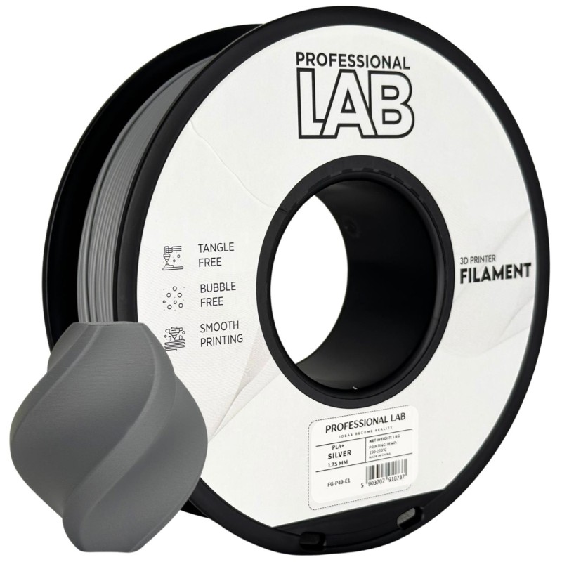 Filament Professional Lab PLA Plus Srebrny (SILVER)