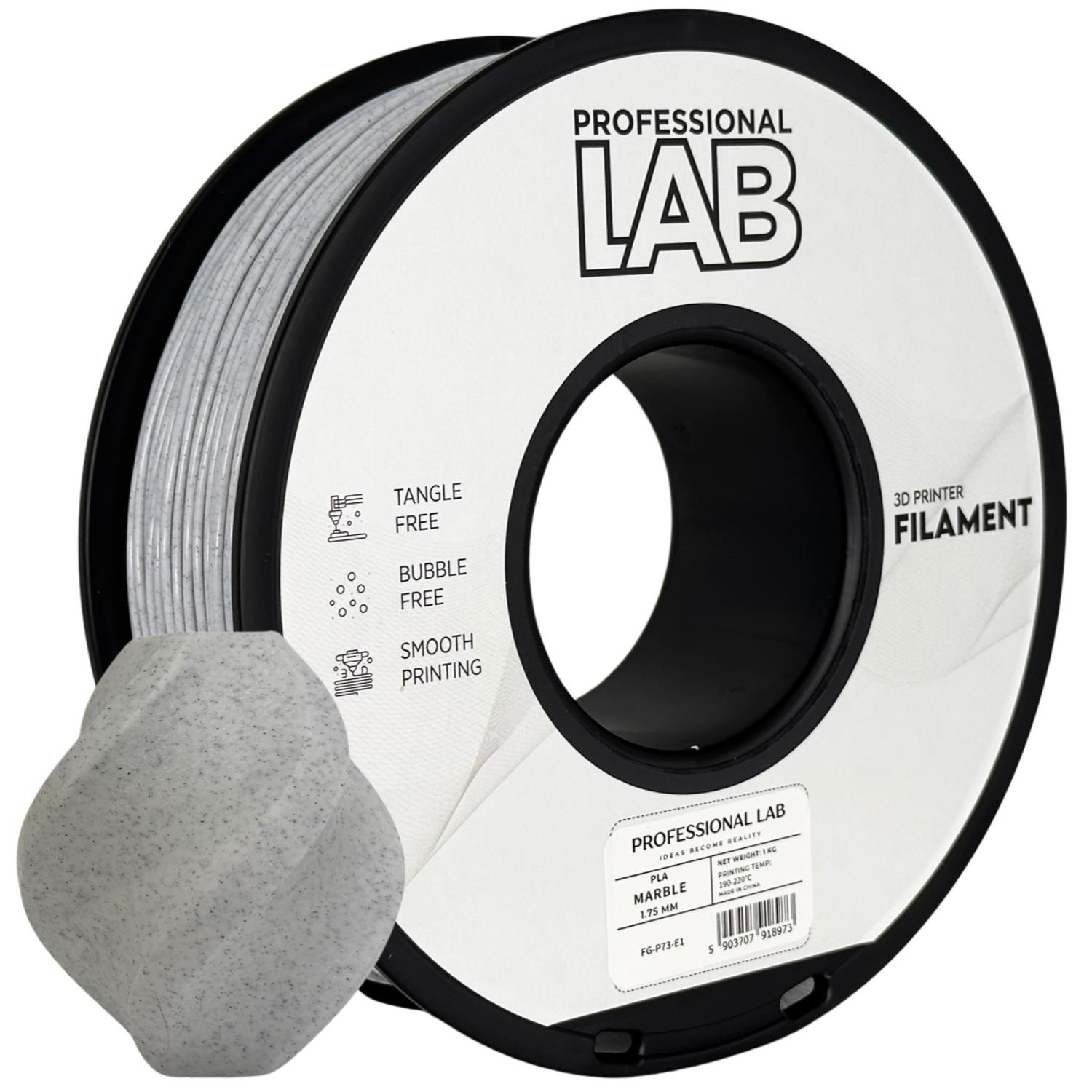 Filament Professional Lab PLA Biały Teksturowany (WHITE TEXTURED)