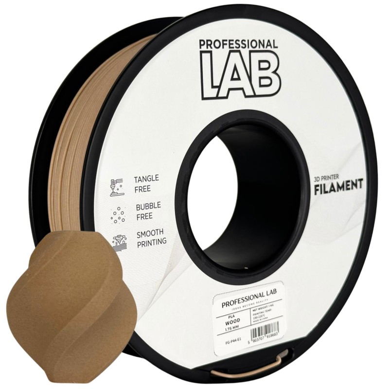 Filament Professional Lab PLA Brązowy Drewniany (BROWN WOOD)