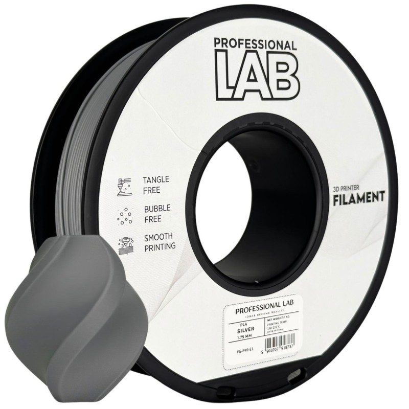 Filament Professional Lab PLA Plus Srebrny (SILVER)