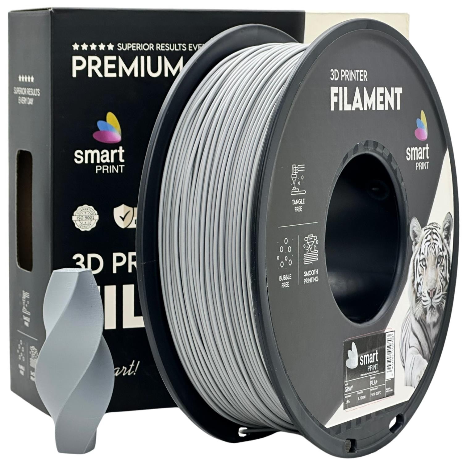Filament Smart Print PLA Plus Szary (GRAY)