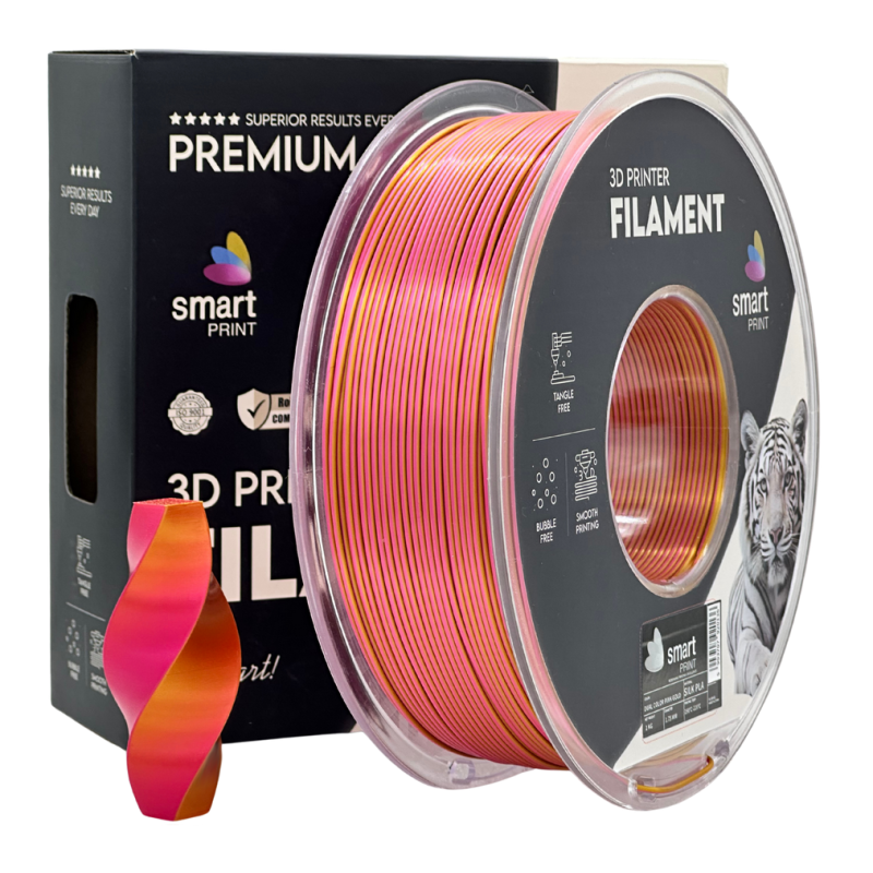 Filament Smart Print PLA Różowy Dwukolorowy Jedwabny (PINK DUAL SILK)