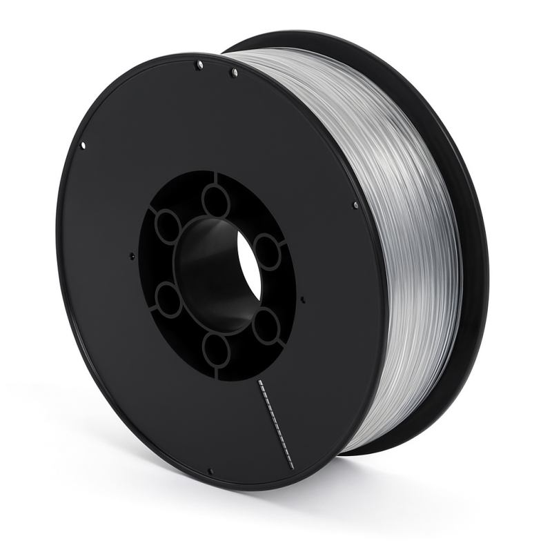Filament PlastSpaw PETG Naturalny Przezroczysty (NATURAL TRANSPARENT)