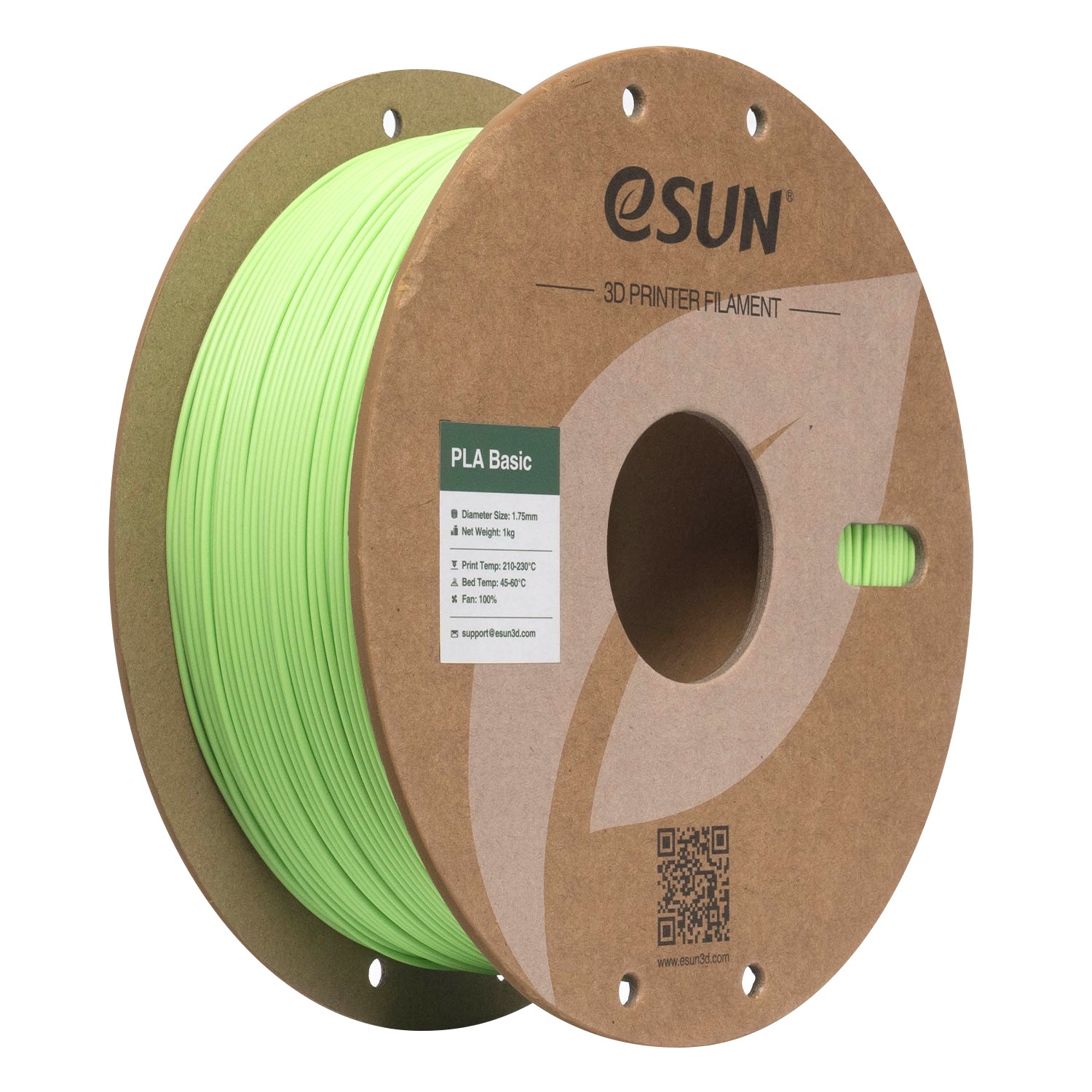 Filament eSUN PLA High-Speed Zielony (GREEN)