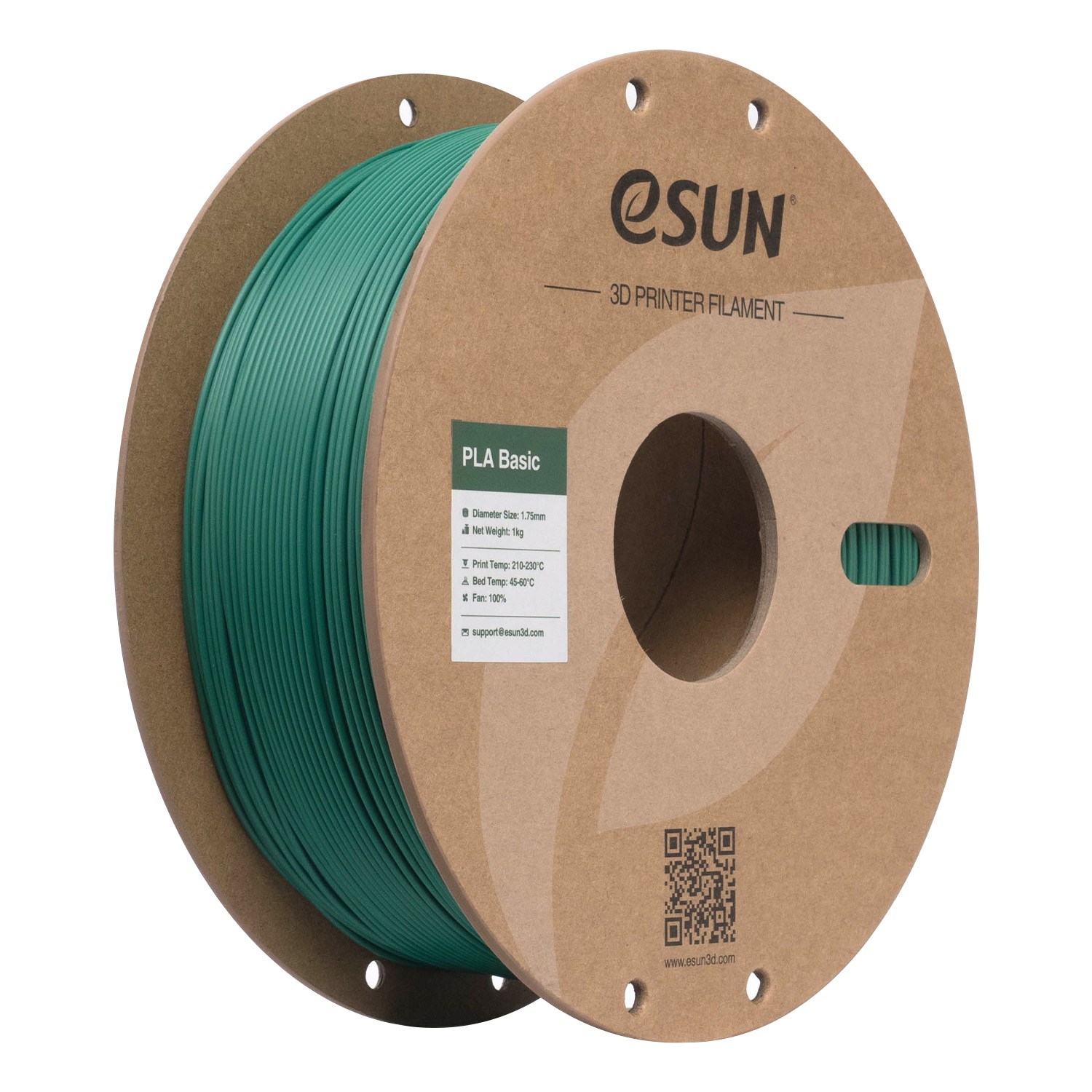Filament eSUN PLA High-Speed Zielony (GREEN)