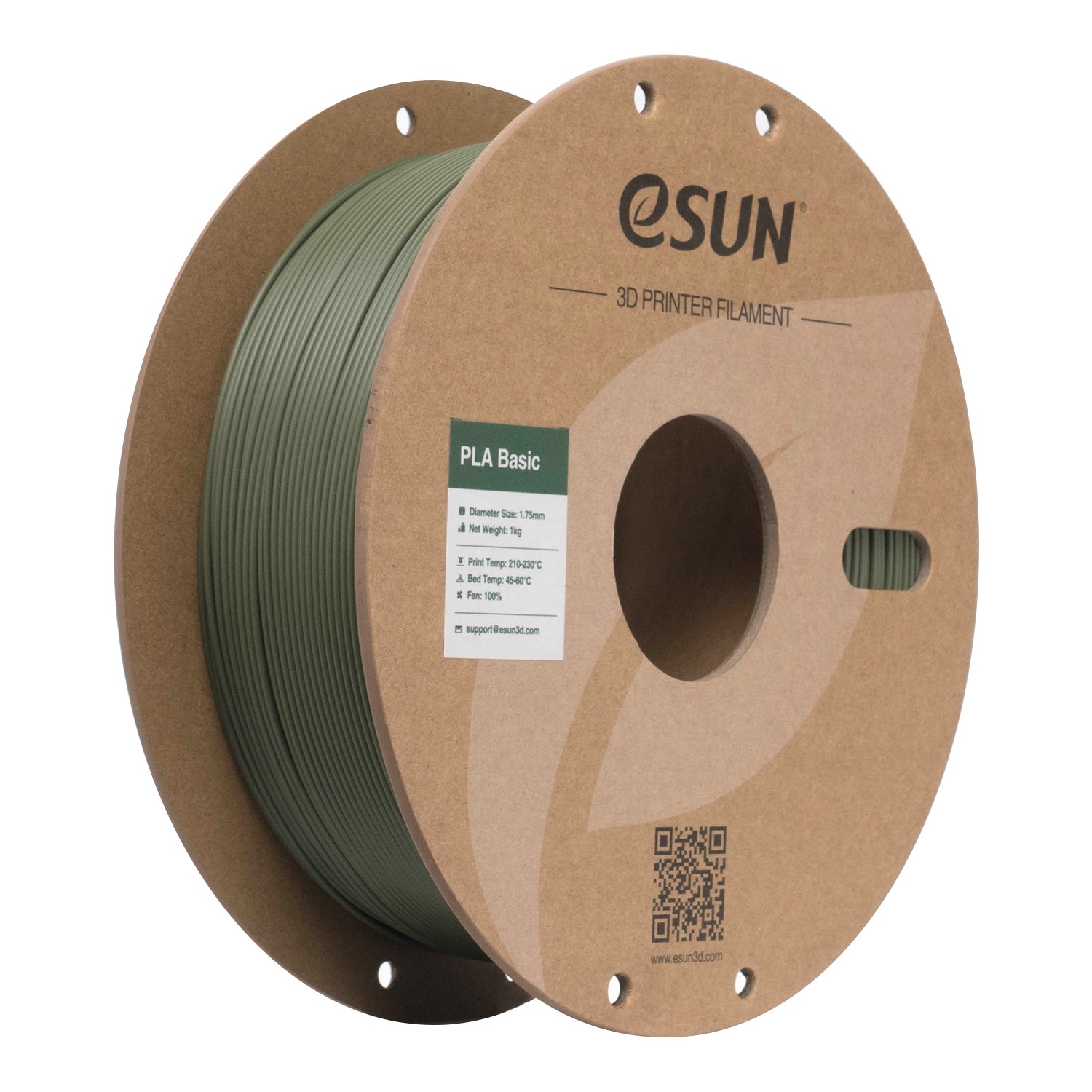 Filament eSUN PLA High-Speed Zielony (GREEN)