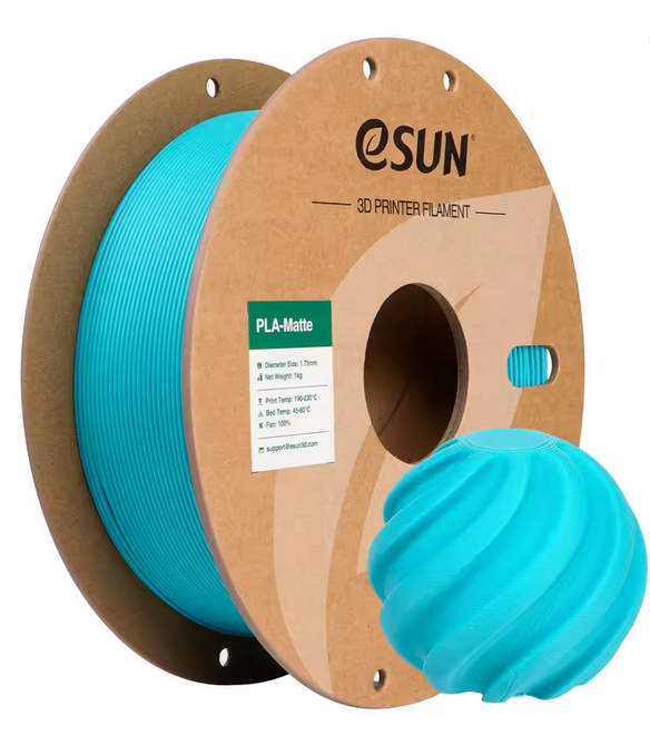 Filament eSUN PLA Niebieski Matowy (BLUE MATTE)