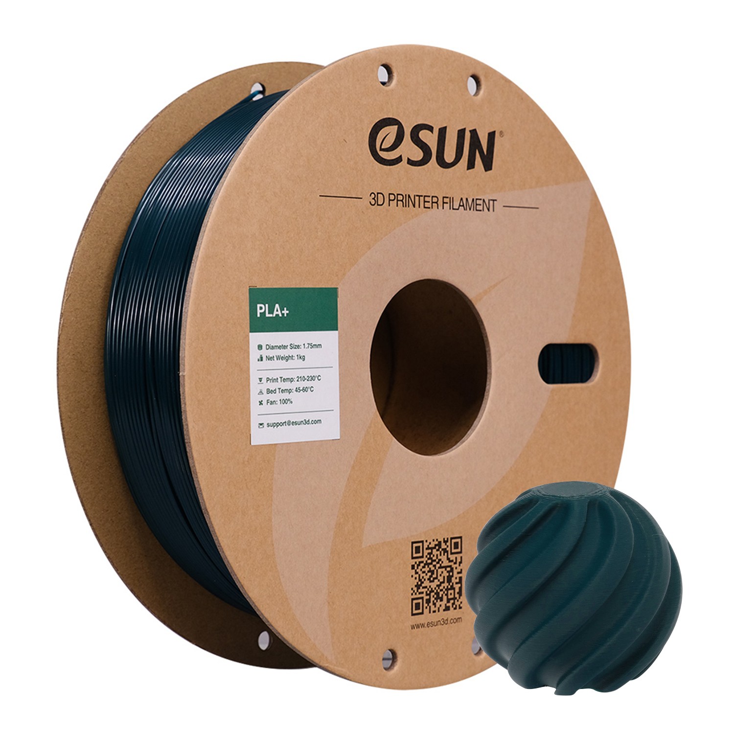 Filament eSUN PLA Plus Zielony (GREEN)